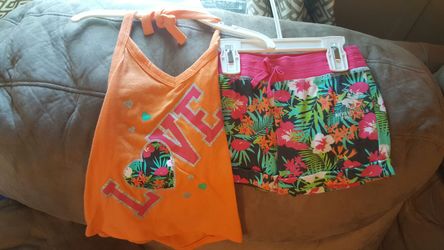 Brand new 2 piece halter and short sets size 3t