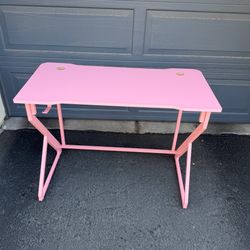 Pink Gaming Computer Desk