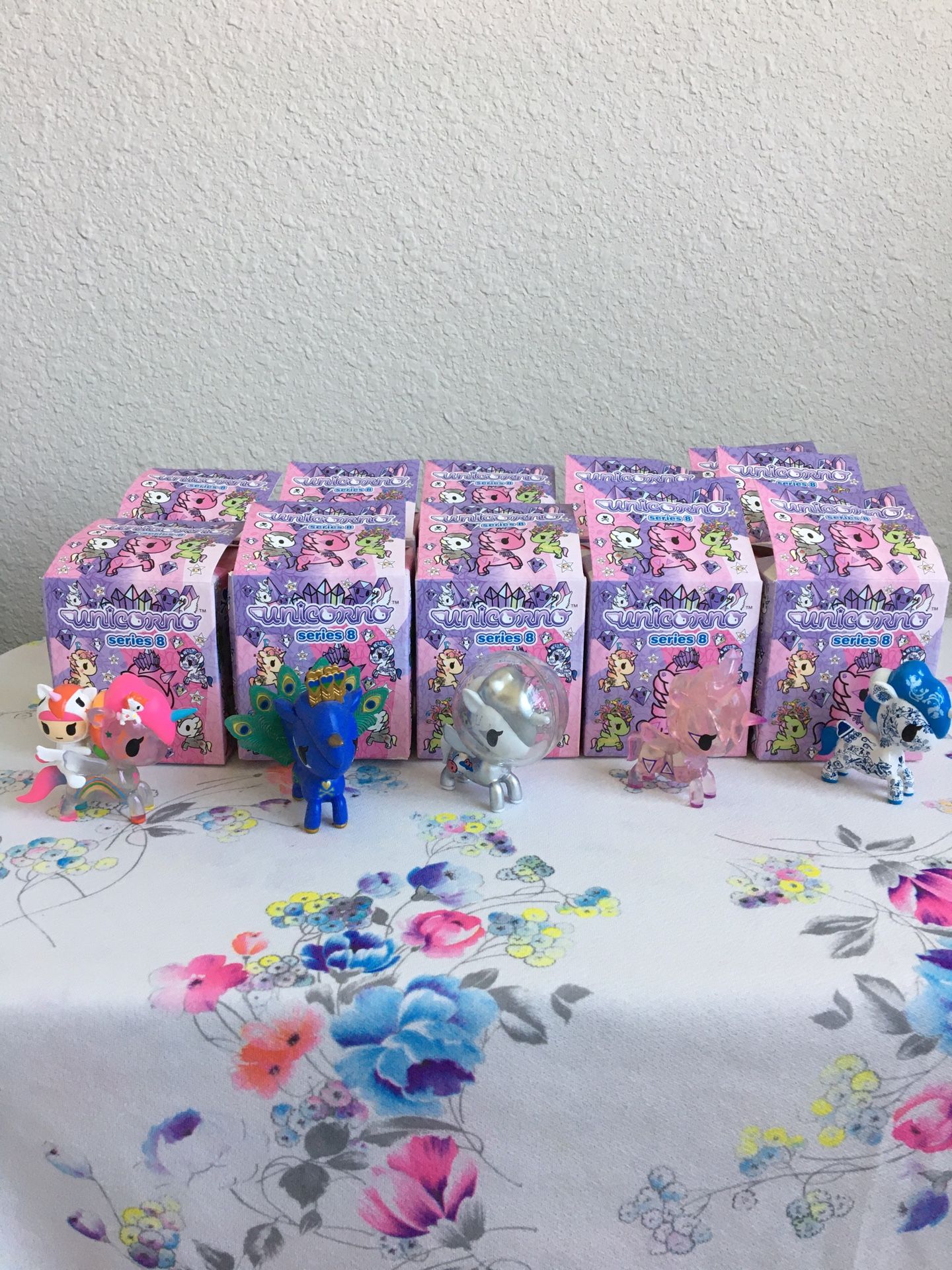 Set of 5 tokidoki Unicorno series 8