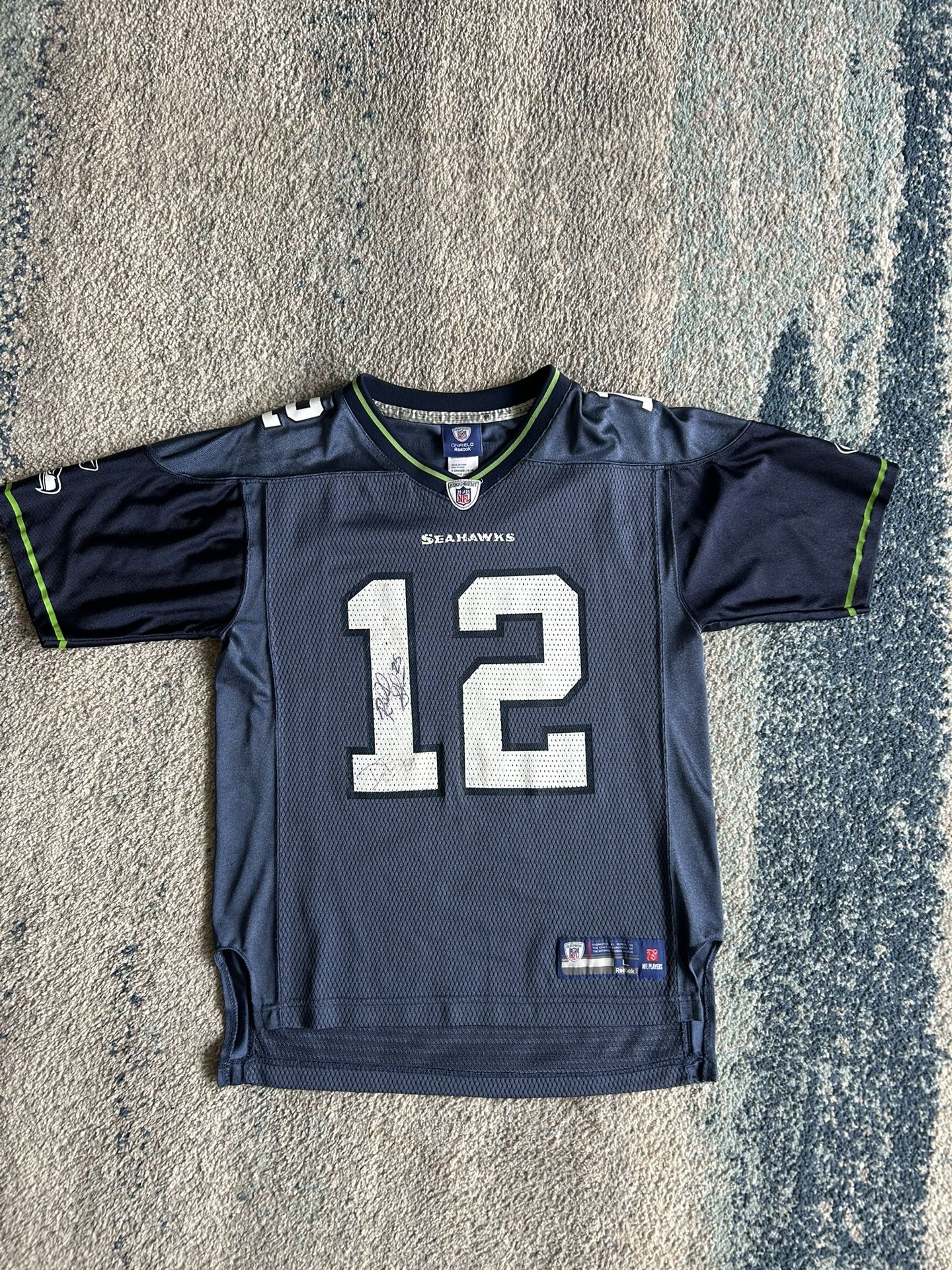 Seahawks Nike Jersey-signed by Richard Sherman and Doug Baldwin