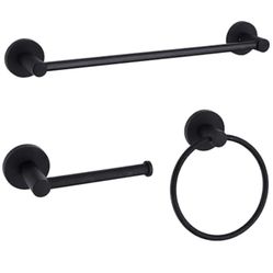 🔥 NEW Cavoli 3-Piece Matte Black Bathroom Set - ONLY $42 (Retails for $80+