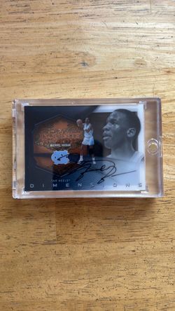 2012-13 Upper Deck Basketball Exquisite Dimensions #D-MI Autograph Michael Jordan!!