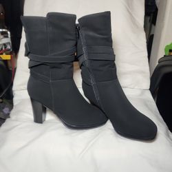 Mari A Black Winter Boots 