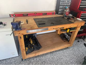 Custom Rolling Workbench - Solid & Heavy Duty