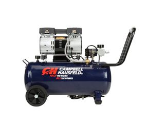 CAMPBELL HAUSFELD 8 Gallon Air Compressor, 65dB Quiet Portable Air Compressor, 120v, 125 Max PSI Oil