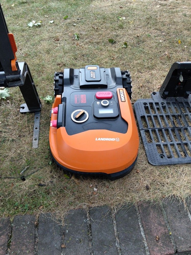 Worx Landroid Robotic Lawnmower With 20v Max Rechargeable Battery