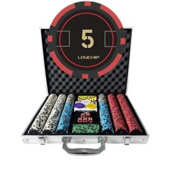 Loychip Poker Chip Set with Aluminum Case