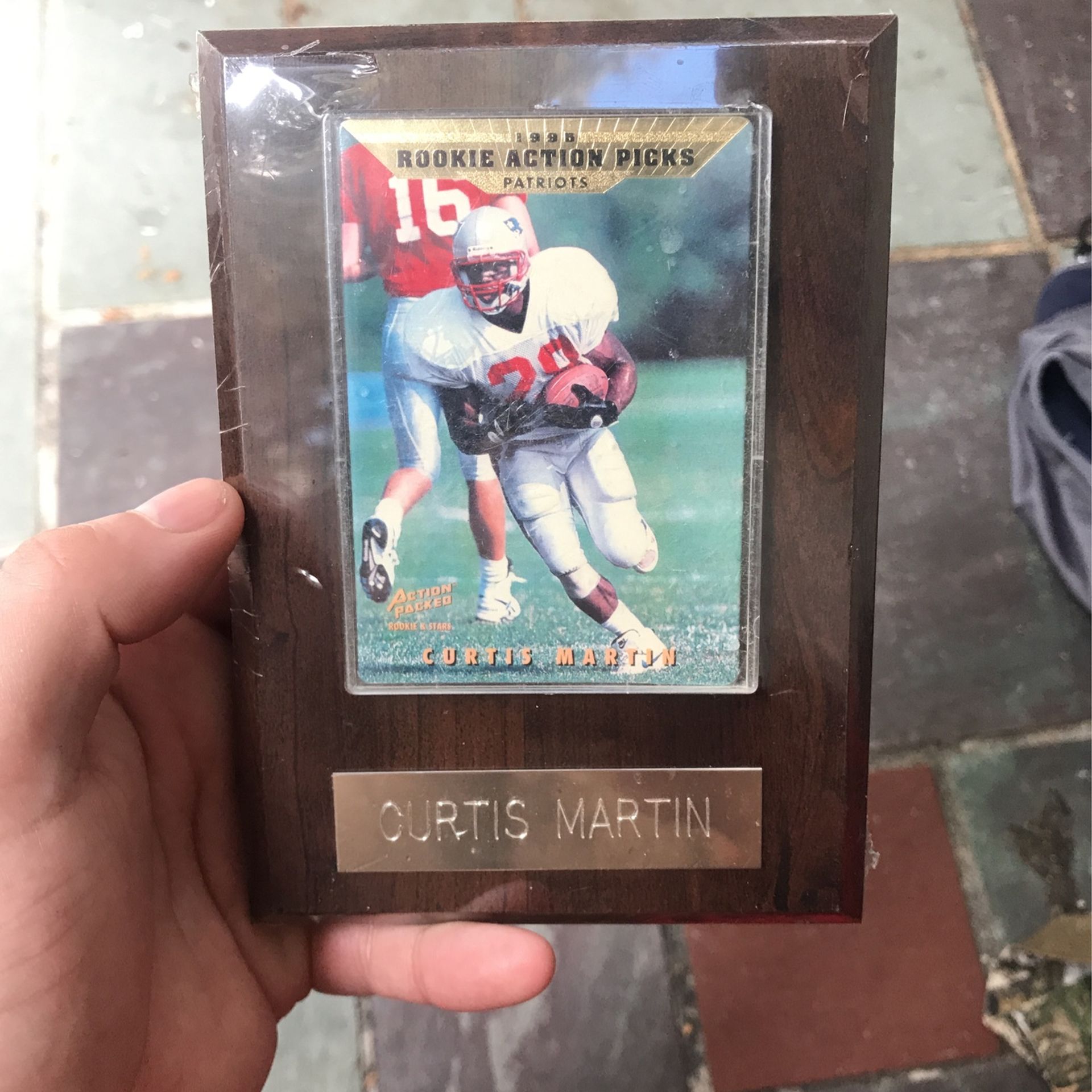 Patriots Curtis Martin Rookie Action Pick