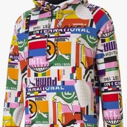 PUMA INTERNATIONAL AOP EST.1948 LIMITED EDITION MEN'S THICK HOODIE SWEATER SIZE LARGE BRAND NEW WITH TAGS CHECK OUT THE REST OF MY OFFERS. 