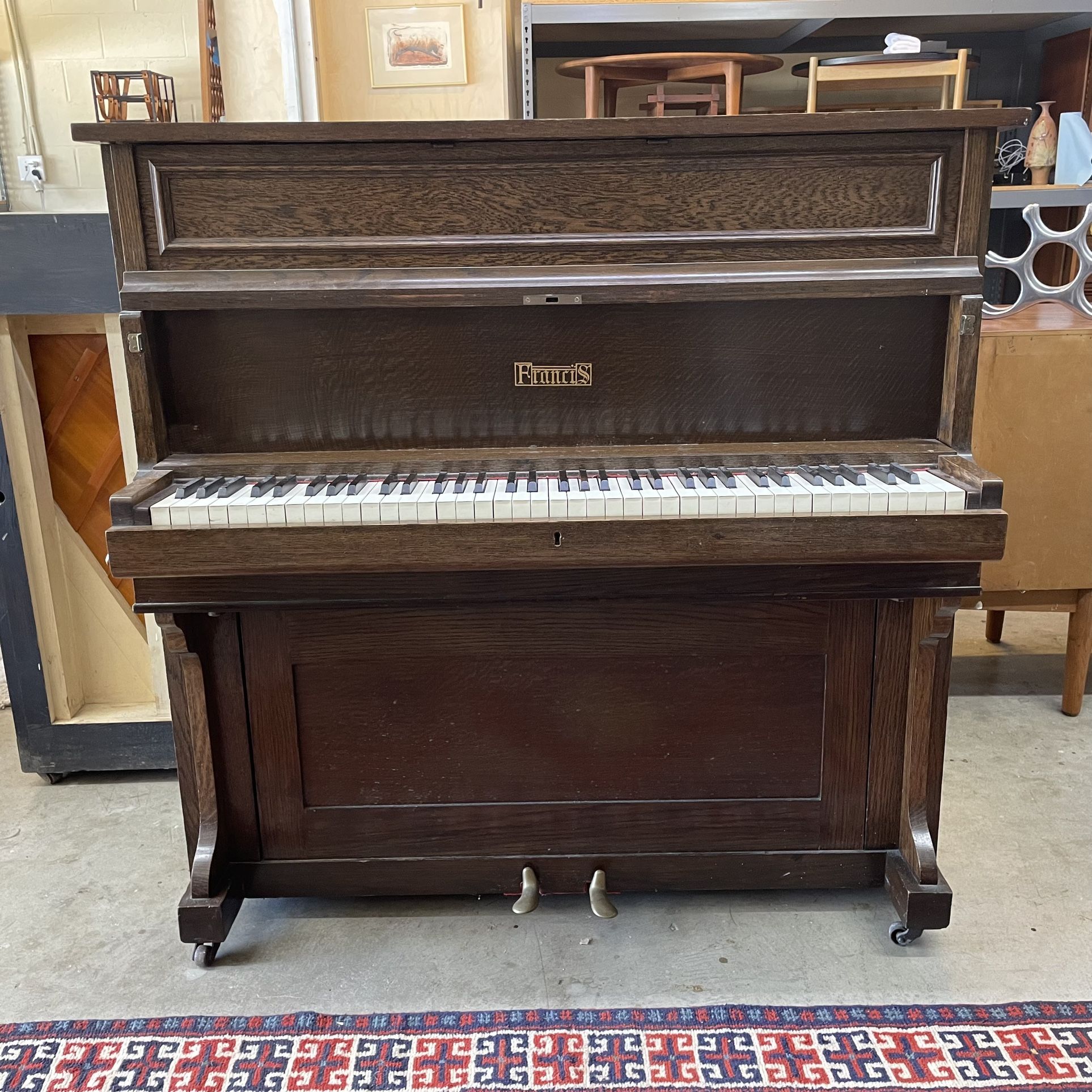 Upright Piano 73 Key "Ships" Piano by Francis