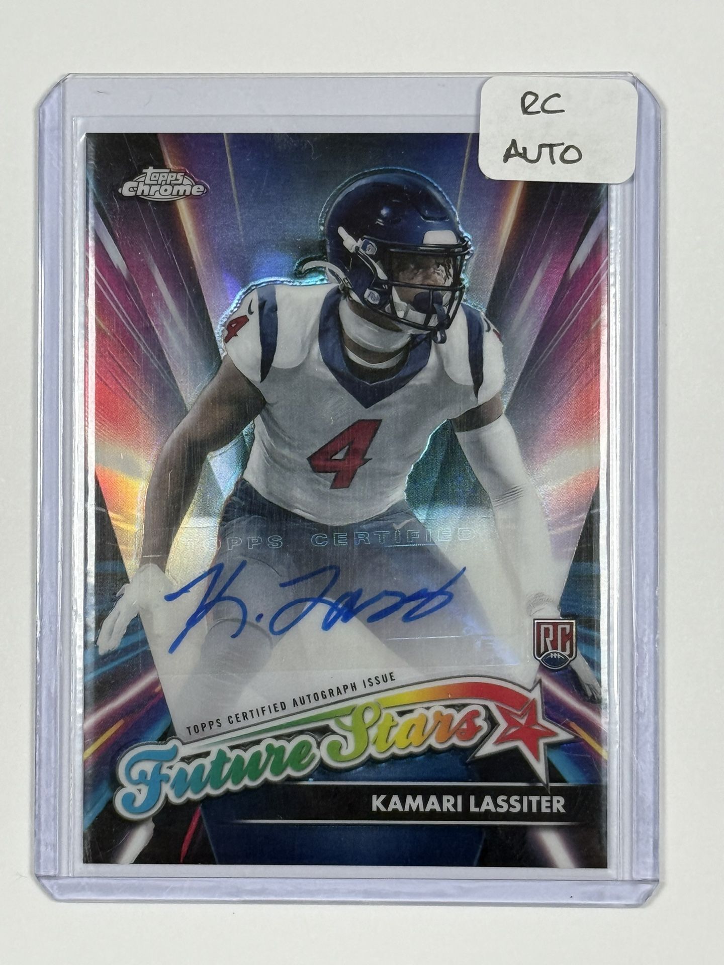 2024 Topps Chrome Future Stars #FSA-KL Kamari Lassiter RC Auto