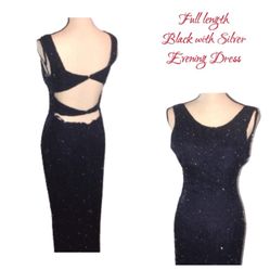 Angelina Jolie Formal Sequined Gown Royal Blue New 