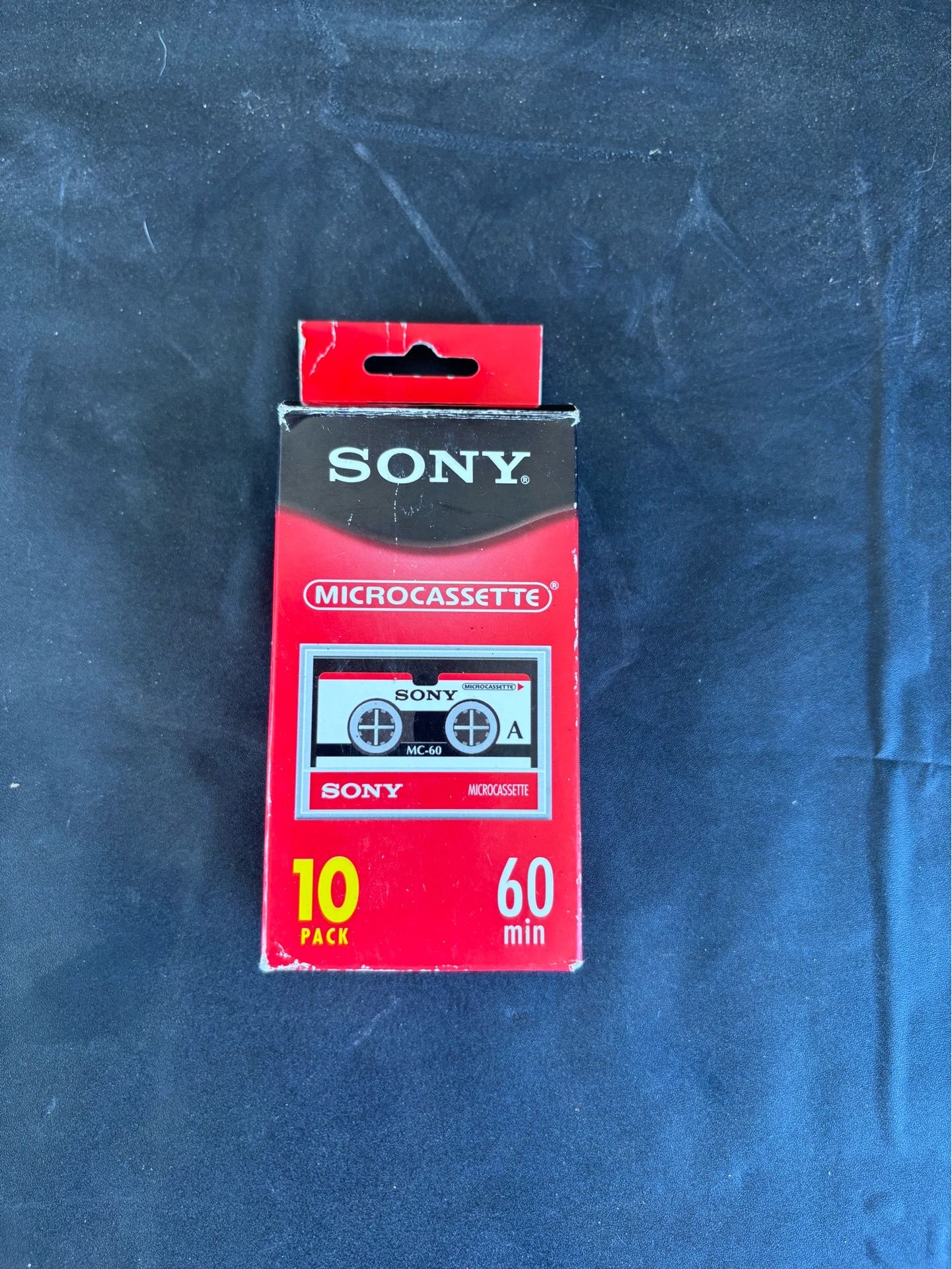 Brand new sealed Sony microcassette MC 90 10 pack
