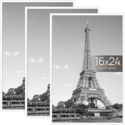 Upsimples 16x24 White Picture Frames 3-Pack Poster