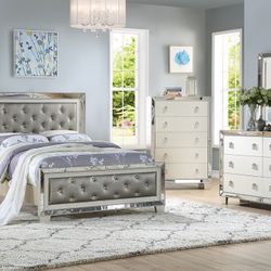 Brand New Queen Glam Bed Set 