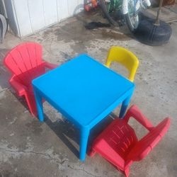 table and chairs