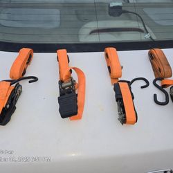 Orange Ratchet Straps