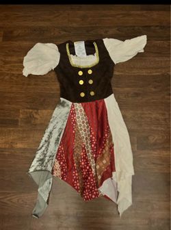 Girls Pirate Costume Size-Large Only Dress