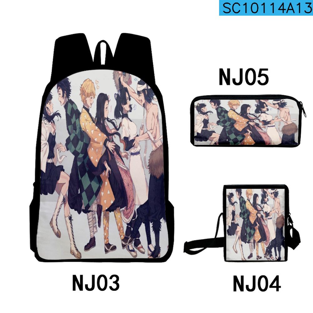 Brand New 3 Piece Bagpack Anime Never Ised