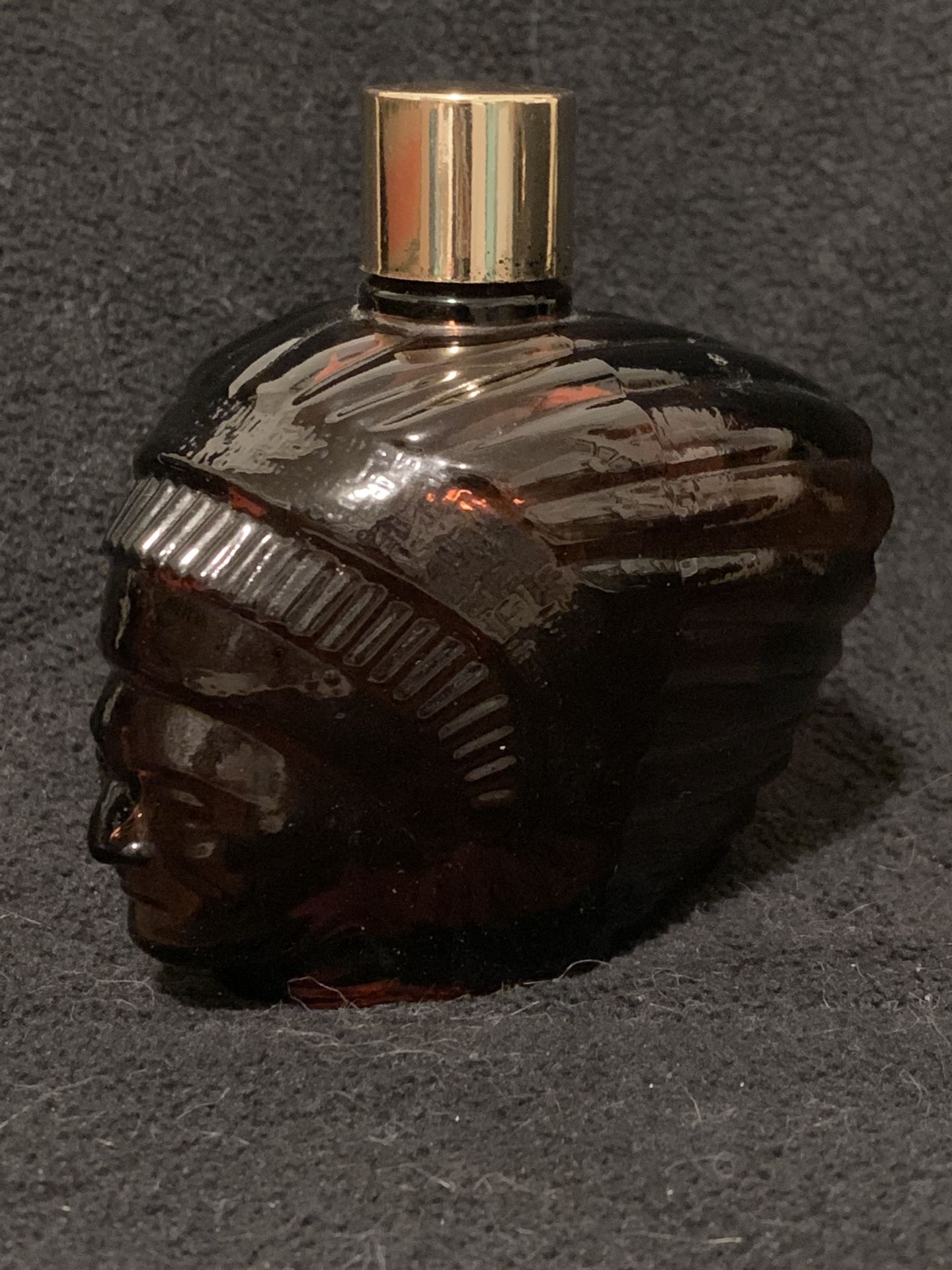 Vintage Indian Head Avon Bottle, Mint