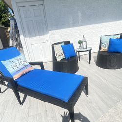 Outdoor Patio Furniture Set/outdoor Lounge Chairs/patio Chairs/balcony Set/patio Set/patio Furniture/outdoor Furniture/muebles De Patio Balcón Terraza