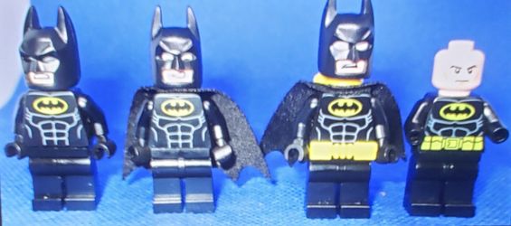 Lego Batman Mini Figures Lot of 4 - Utility Belt with Tanks - Some incomplete