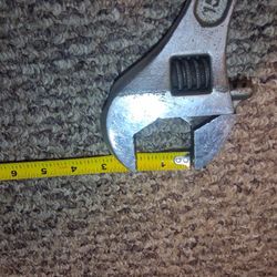 DIAMALLOY 15 IN. STEEL MADE IN U.S.A. CHROME CRESENT WRENCH