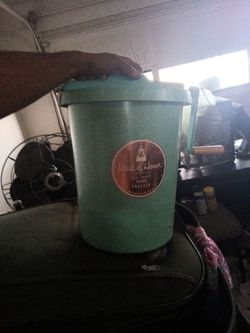 Antique ice cream maker