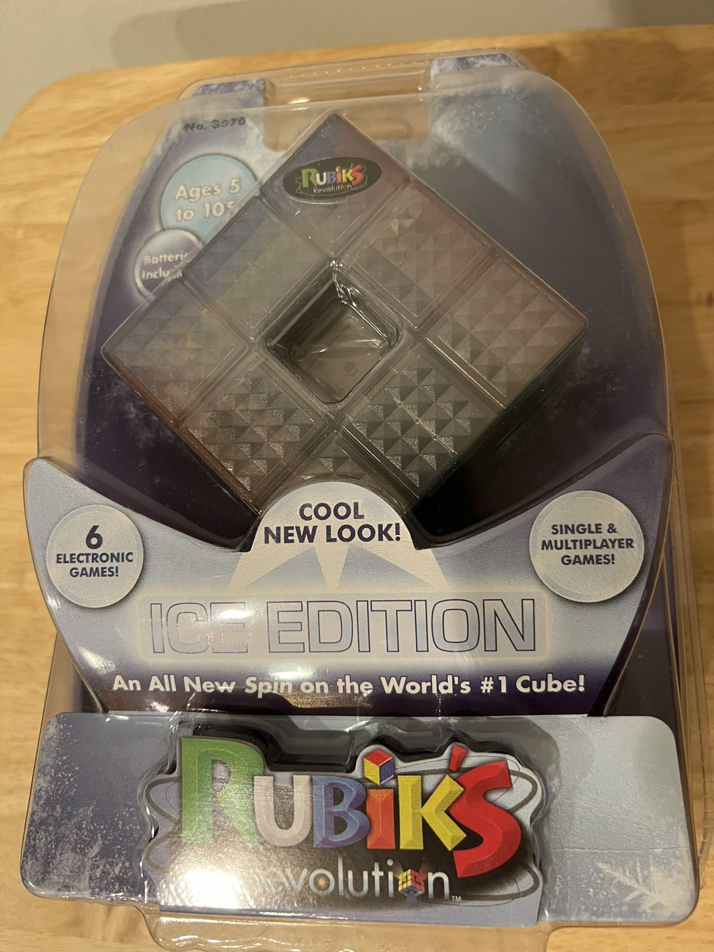 Rubik’s Revolution New Ice Edition Six Electronic Games for Single and Multiplayer Brand New - Never Used or Tested - Smoke Free House