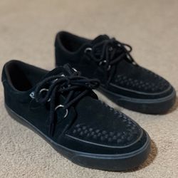 mens TUK one inch creepers size 9 (fits 9.5) suede d ring 1 in. 