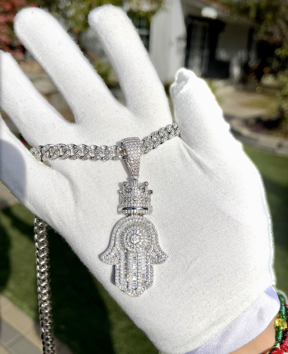 Moissanite Chain Set