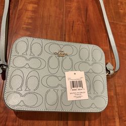 New Coach Blue Mint Women Camera Bag