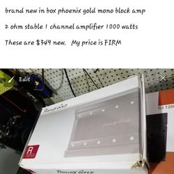 New Phoenix Gold Bass Amp