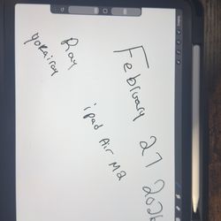 iPad Air 11” M2 AND Apple Pencil pro