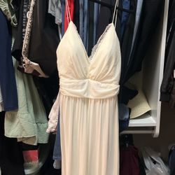 Ivory Sheer Gown - New 