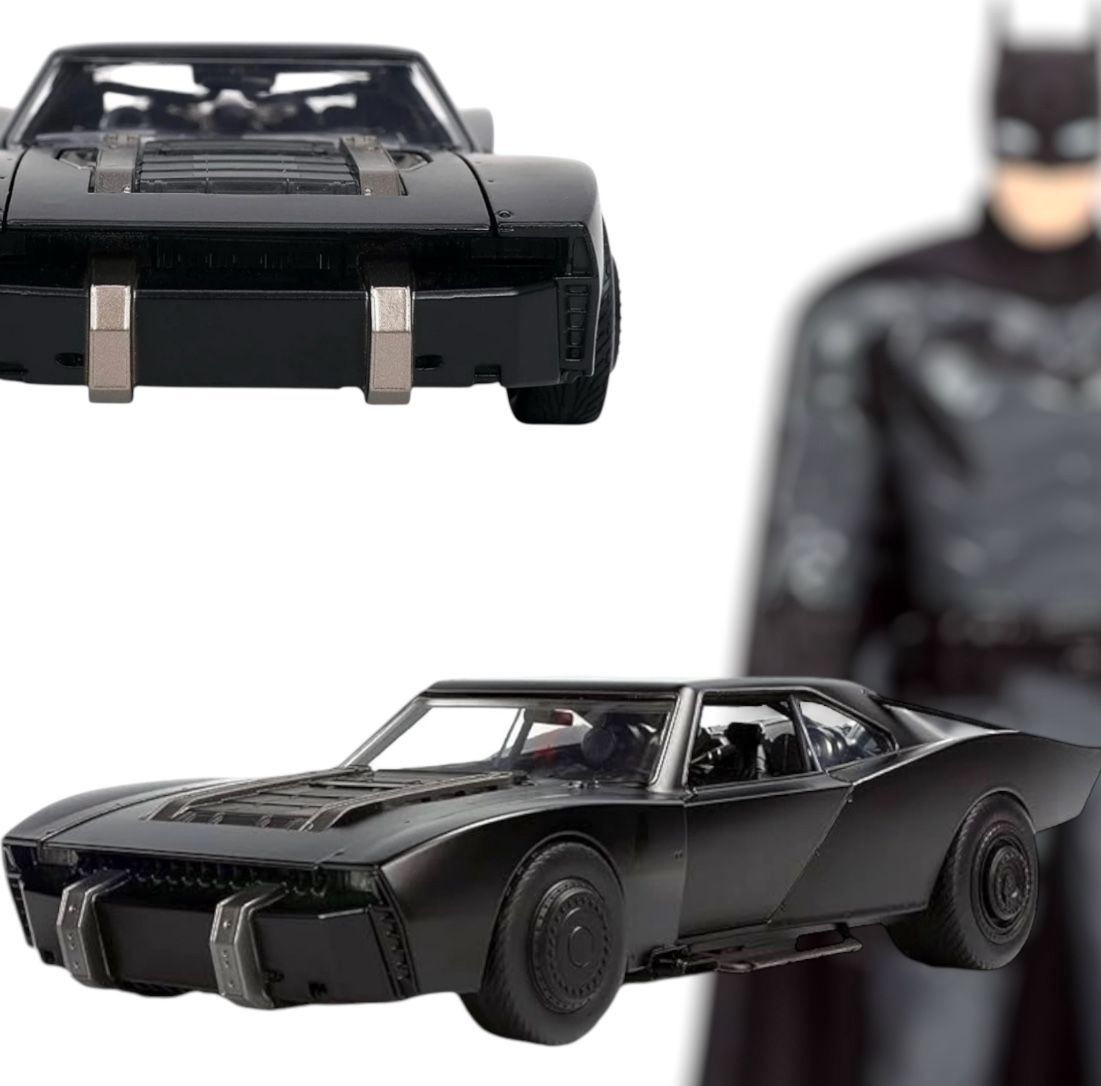 DC Comics The Batman & Batmobile Jada Hollywood Rides 1:24 Die-cast- Collectible