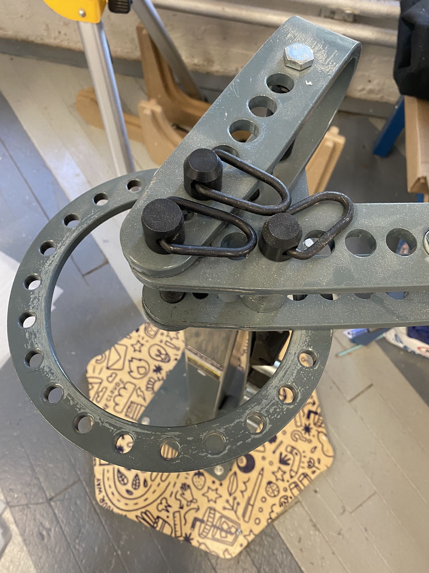 Setting Up A Harbor Freight Bar Bender For 90 Deg Bends In, 56 OFF