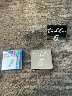 Table Numbers