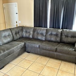 Ashley L shaped couch