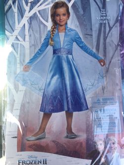 Frozen 2 Elsa kids costume size 3-4, 4-6