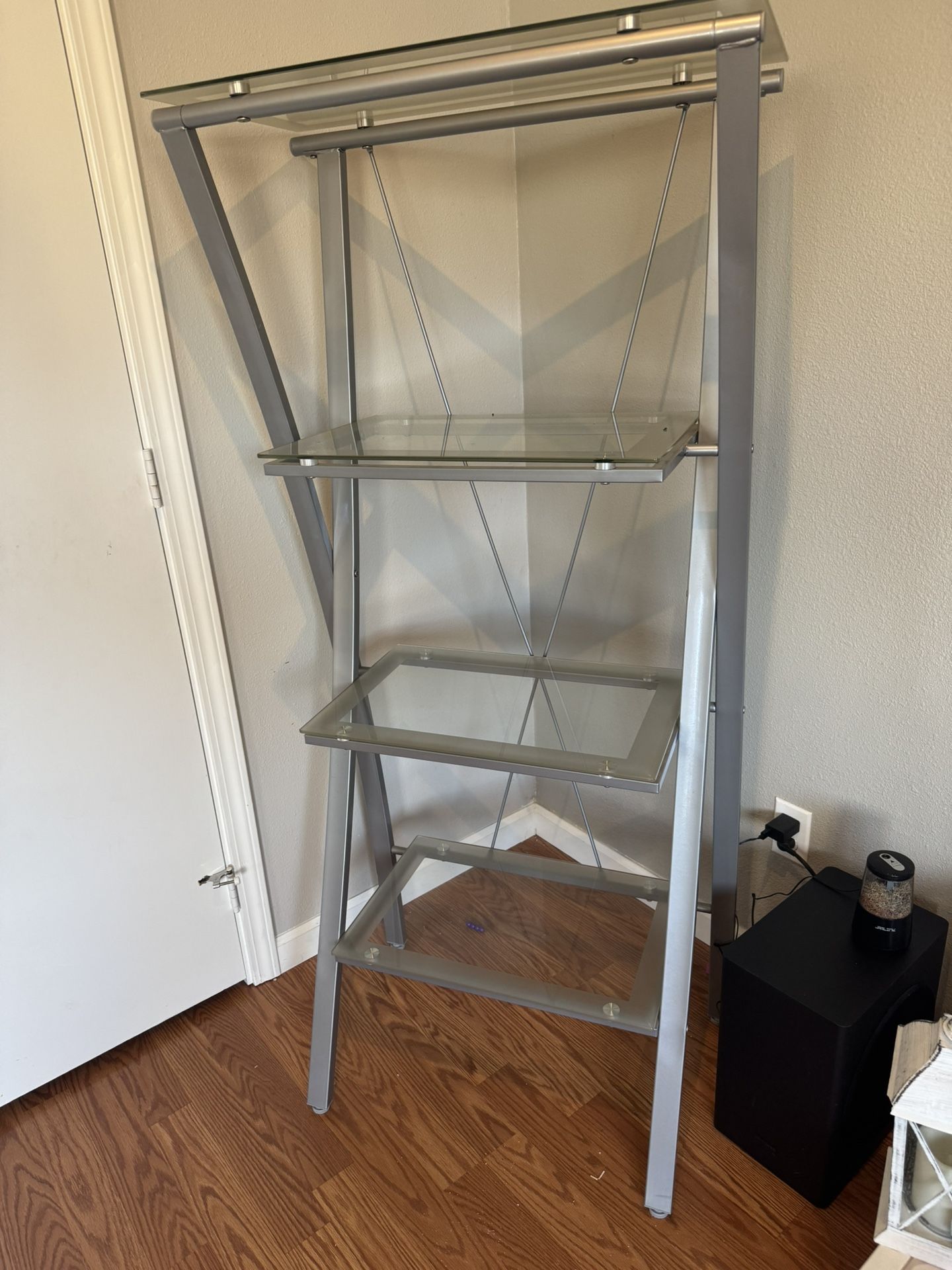 Glass Bookshelves