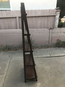 World market bookshelf with ladder deals