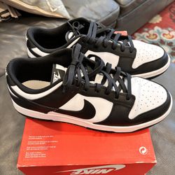 Nike Panda Dunks Size 10. Excellent condition, authentic from Nike site