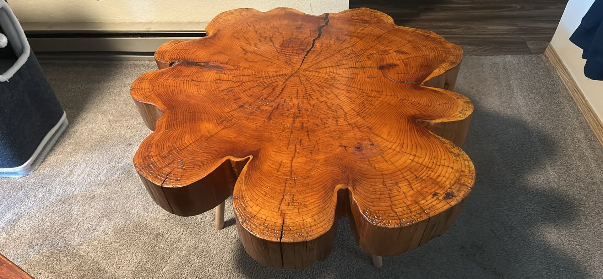 Rustic Wood Coffee Table.