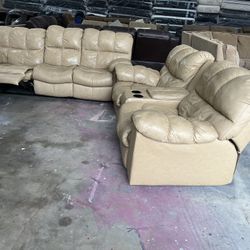 Recliner Sofa & Loveseat 