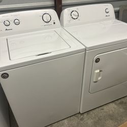 ✨ Amana Washer & Dryer Set – Clean, Works Perfect! Raleigh NC ✨
