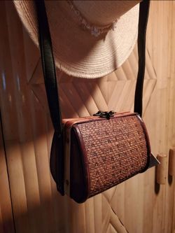 Bamboo Crossbody Purse New