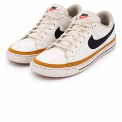 Nike Court Low Sneakers – White/Black/Gum Sole – Size 9