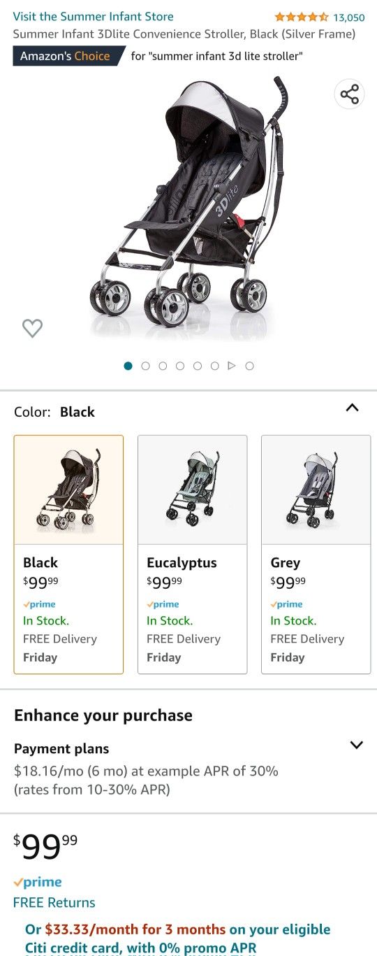 Summer 3D Lite Stroller
