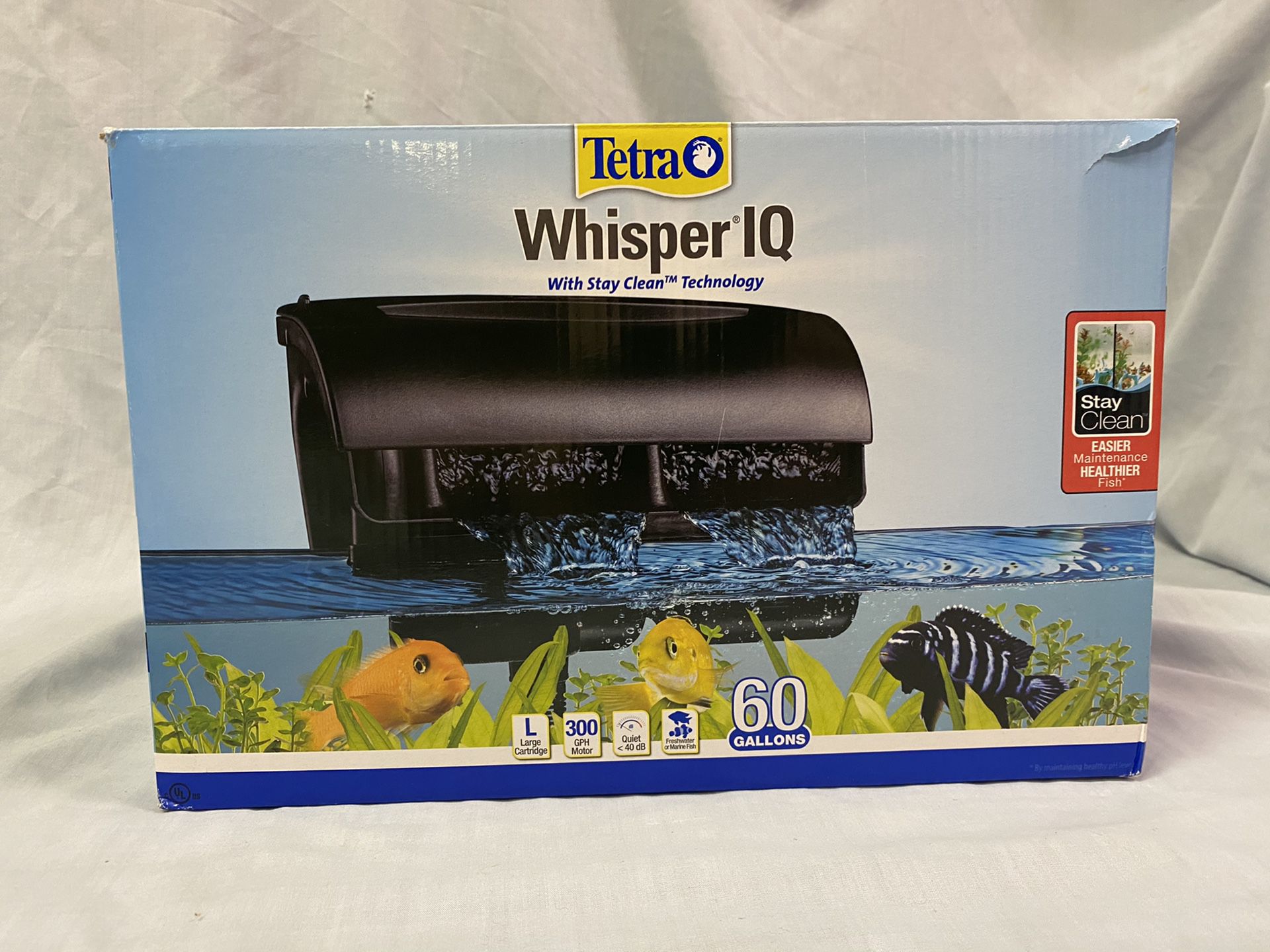 Treta Whisper IQ Aquarium Filter 60 Gallons